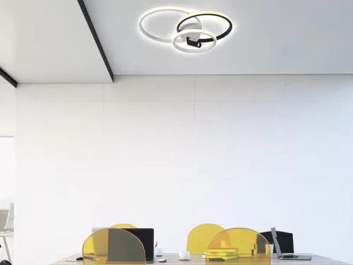 LED mennyezeti lámpa 80W, 5200lm, 3000K-6500K, dimmelhető, IP20, 500x490x50 mm - TA1310/WB