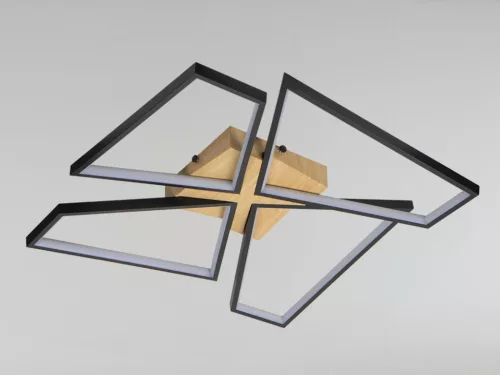 LED mennyezeti lámpa 115W, 6000lm, 3000K-6500K, dimmelhető, IP20, 550x550x90 mm - TA1312/BW