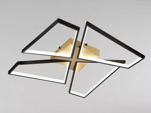 LED mennyezeti lámpa 115W, 6000lm, 3000K-6500K, dimmelhető, IP20, 550x550x90 mm - TA1312/BW