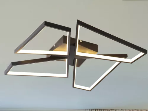 LED mennyezeti lámpa 115W, 6000lm, 3000K-6500K, dimmelhető, IP20, 550x550x90 mm - TA1312/B