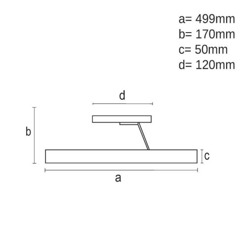 LED mennyezeti lámpa + távvezérlő 72W - TA1314/G