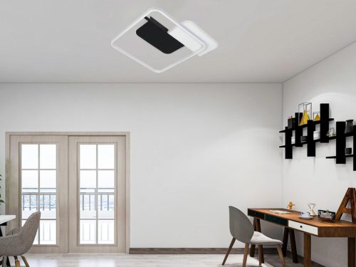 LED mennyezeti dizájn lámpa 70W, 4800 lm, 3000K–6500K, IP20, fém/akril – TA1316/WB
