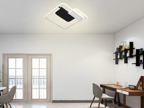 LED mennyezeti dizájn lámpa 70W, 4800 lm, 3000K–6500K, IP20, fém/akril – TA1316/WB