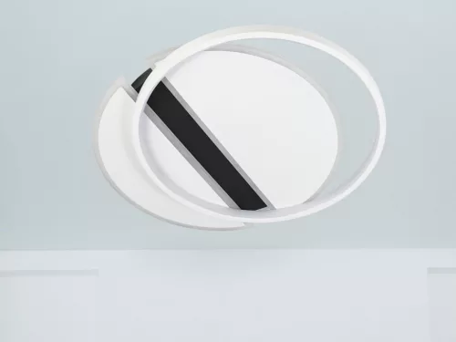 LED dizájn mennyezeti lámpa 80W, 4800Lm, 3000K-6500K, IP20 - TA1317/WB