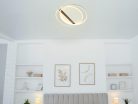 LED dizájn mennyezeti lámpa 80W, 4800Lm, 3000K-6500K, IP20 - TA1317/WB