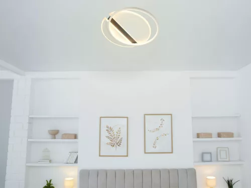 LED dizájn mennyezeti lámpa 80W, 4800Lm, 3000K-6500K, IP20 - TA1317/WB