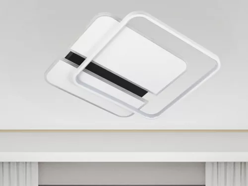 LED dizájn mennyezeti lámpa 95W, 4800Lm, 3000K-6500K, IP20 - TA1318/WB