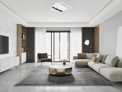 LED dizájn mennyezeti lámpa 95W, 4800Lm, 3000K-6500K, IP20 - TA1318/WB