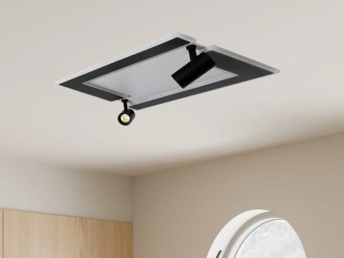LED dizájn mennyezeti lámpa 80W, 4500Lm, 3000K-6500K, IP20 - TA1319/WB