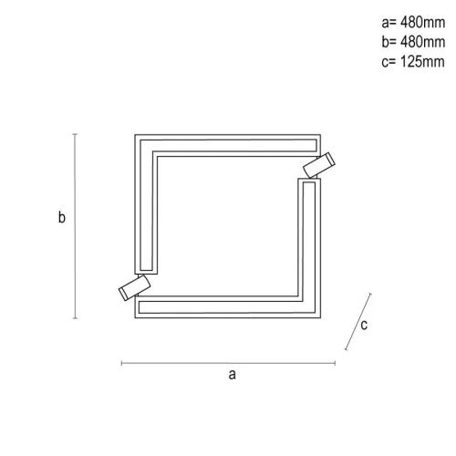 LED dizájn mennyezeti lámpa 80W, 4500Lm, 3000K-6500K, IP20 - TA1319/WB