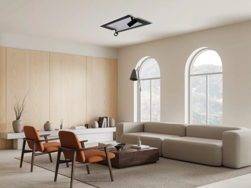 LED dizájn mennyezeti lámpa 80W, 4500Lm, 3000K-6500K, IP20 - TA1319/WB