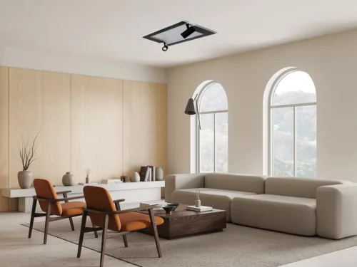 LED dizájn mennyezeti lámpa 80W, 4500Lm, 3000K-6500K, IP20 - TA1319/WB