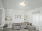 LED dizájn mennyezeti lámpa 60W, 4900Lm, 3000K-6500K, IP20 - TA1320/W