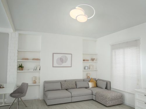 LED dizájn mennyezeti lámpa 60W, 4900Lm, 3000K-6500K, IP20 - TA1320/W