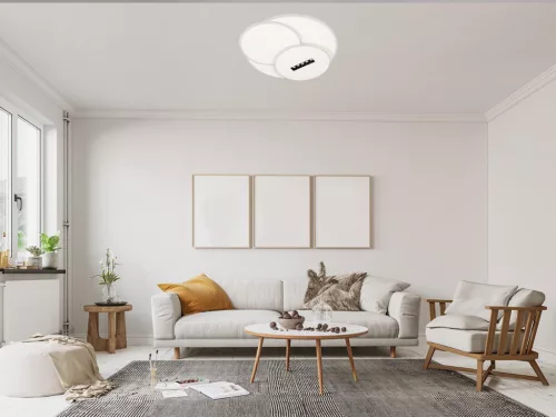 LED dizájn mennyezeti lámpa 90W, 7000Lm, 3000K-6500K, IP20 - TA1322/W