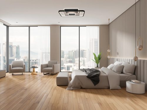 LED dizájn mennyezeti lámpa 110W, 6100Lm, 3000K-6500K, IP20 - TA1324/WB
