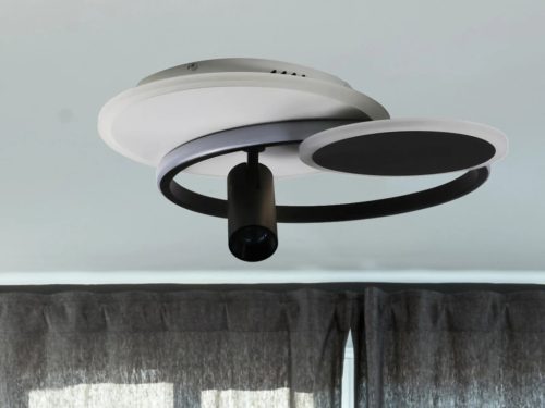 LED mennyezeti lámpa 65W, 4600 lm, 3000K–6500K, dimmelhető, IP20, fém-akril-szilikon kör - TA1326/WB