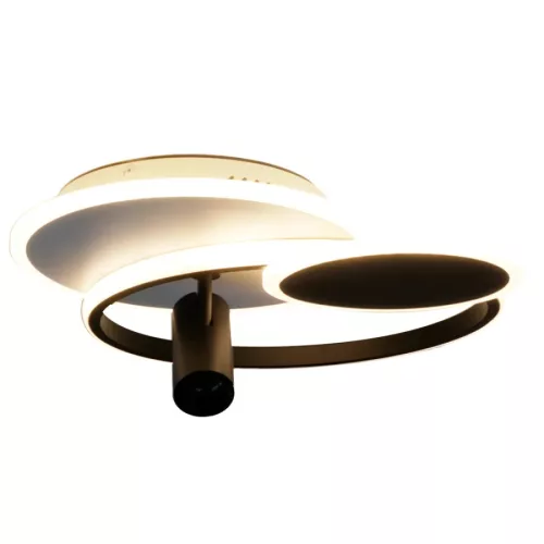 LED mennyezeti lámpa 65W, 4600 lm, 3000K–6500K, dimmelhető, IP20, fém-akril-szilikon kör - TA1326/WB