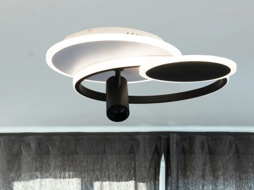 LED mennyezeti lámpa 65W, 4600 lm, 3000K–6500K, dimmelhető, IP20, fém-akril-szilikon kör - TA1326/WB