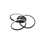 LED mennyezeti lámpa 70W, 3000-6500K, 3000 lm dimmelhető, IP20, fém-szilikon kör - TA1328/B