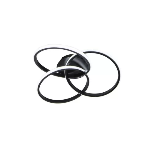 LED mennyezeti lámpa 70W, 3000-6500K, 3000 lm dimmelhető, IP20, fém-szilikon kör - TA1328/B