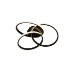 LED mennyezeti lámpa 70W, 3000-6500K, 3000 lm dimmelhető, IP20, fém-szilikon kör - TA1328/B