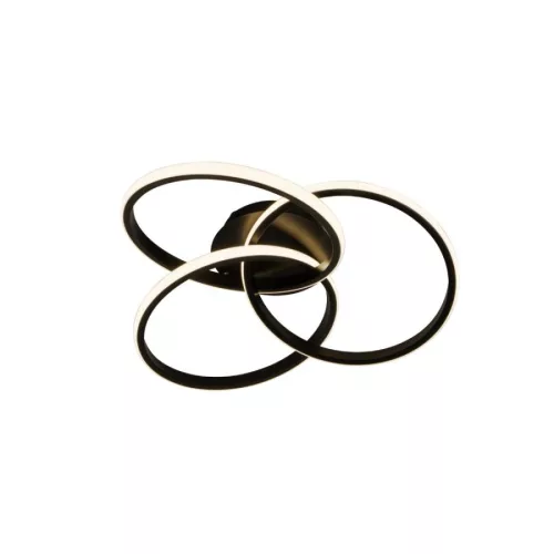 LED mennyezeti lámpa 70W, 3000-6500K, 3000 lm dimmelhető, IP20, fém-szilikon kör - TA1328/B