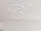 LED mennyezeti lámpa 70W, 5000 lm, 3000K–6500K, dimmelhető, IP20, fém-szilikon kör - TA1328/W