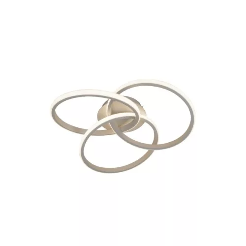 LED mennyezeti lámpa 70W, 5000 lm, 3000K–6500K, dimmelhető, IP20, fém-szilikon kör - TA1328/W