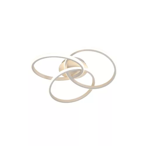 LED mennyezeti lámpa 70W, 5000 lm, 3000K–6500K, dimmelhető, IP20, fém-szilikon kör - TA1328/W