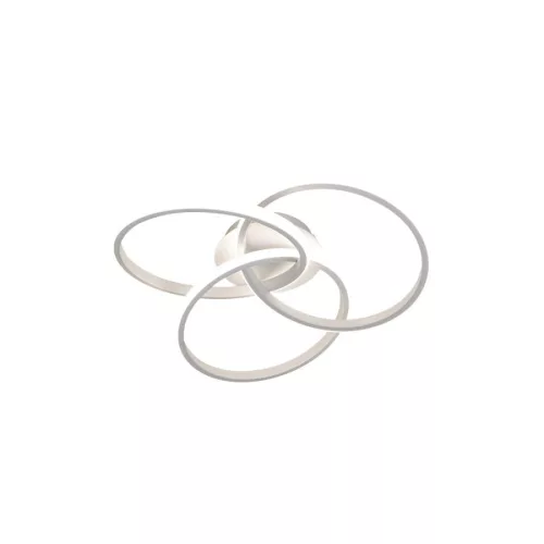 LED mennyezeti lámpa 70W, 5000 lm, 3000K–6500K, dimmelhető, IP20, fém-szilikon kör - TA1328/W