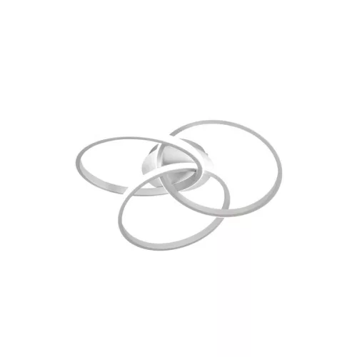 LED mennyezeti lámpa 70W, 5000 lm, 3000K–6500K, dimmelhető, IP20, fém-szilikon kör - TA1328/W