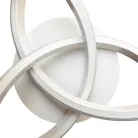 LED mennyezeti lámpa 70W, 5000 lm, 3000K–6500K, dimmelhető, IP20, fém-szilikon kör - TA1328/W