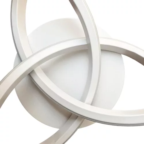 LED mennyezeti lámpa 70W, 5000 lm, 3000K–6500K, dimmelhető, IP20, fém-szilikon kör - TA1328/W