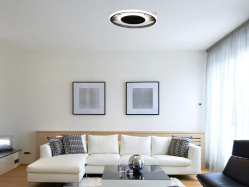 LED mennyezeti lámpa 60W, 4500 lm, 3000K–6500K, IP20, fém-akril kör - TA1330/WB