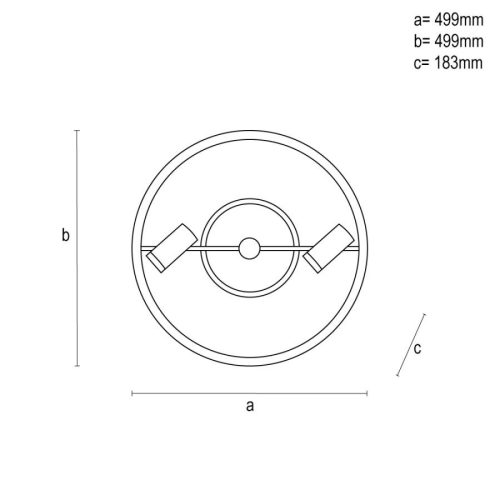 LED Mennyezeti Lámpa 60W 4500Lm 3000–6500K Dimmelhető Távirányítós TA1333/B