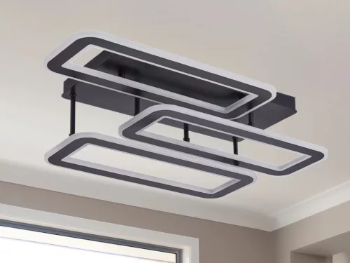 LED mennyezeti lámpa 90W, 6000 lm, 3000K–6500K, IP20, fém-akril - TA1338/B