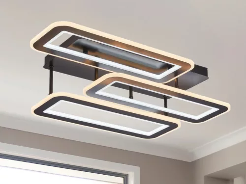 LED mennyezeti lámpa 90W, 6000 lm, 3000K–6500K, IP20, fém-akril - TA1338/B