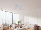 LED mennyezeti lámpa 90W, 8500 lm, 3000K–6500K, IP20, fém-akril - TA1338/W