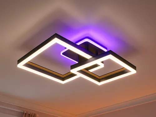 LED négyzet mennyezeti lámpa 75W 560x560x140 mm 3000K-6500K IP20 - TA1340/B