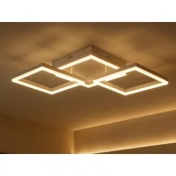   LED dizájn mennyezeti lámpa 85W 890x420x140 mm 3000K-6500K IP20 - TA1341/W