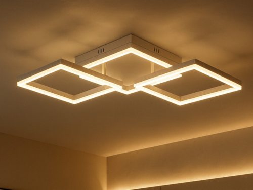 LED dizájn mennyezeti lámpa 85W 890x420x140 mm 3000K-6500K IP20 - TA1341/W