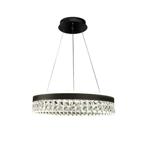 LED dizájn mennyezeti lámpa 90W, 7200lm, 3000-6500K CCT, dimmelhető, RF távirányítóval, IP20 - TA230