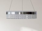 LED dizájn függesztett mennyezeti lámpa 90W, 7200 lm, 3000K-6500K, dimmelhető, IP20 - TA2300/CH