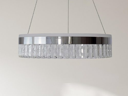 LED dizájn függesztett mennyezeti lámpa 90W, 7200 lm, 3000K-6500K, dimmelhető, IP20 - TA2300/CH