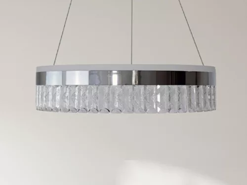 LED dizájn függesztett mennyezeti lámpa 90W, 7200 lm, 3000K-6500K, dimmelhető, IP20 - TA2300/CH