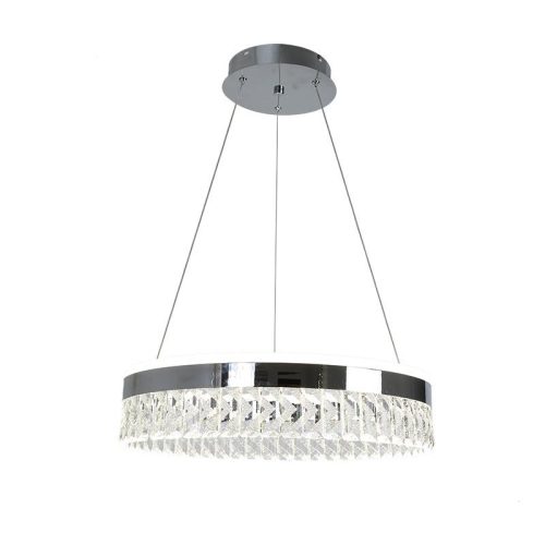 LED dizájn függesztett mennyezeti lámpa 90W, 7200 lm, 3000K-6500K, dimmelhető, IP20 - TA2300/CH
