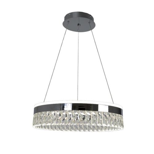 LED dizájn függesztett mennyezeti lámpa 90W, 7200 lm, 3000K-6500K, dimmelhető, IP20 - TA2300/CH