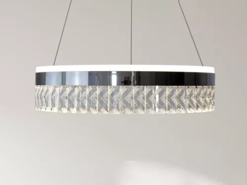 LED dizájn függesztett mennyezeti lámpa 90W, 7200 lm, 3000K-6500K, dimmelhető, IP20 - TA2300/CH