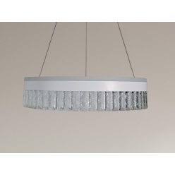   LED dizájn függesztett mennyezeti lámpa 90W, 7200 lm, 3000K-6500K, dimmelhető, IP20 - TA2300/W
